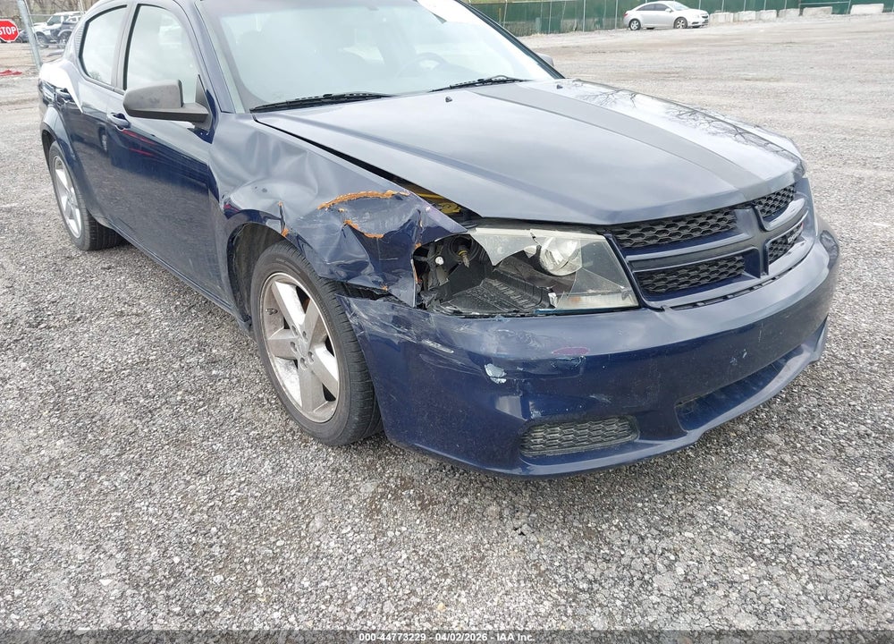 2013 DODGE AVENGER SE V6 VIN: 1C3CDZAG0DN768589
