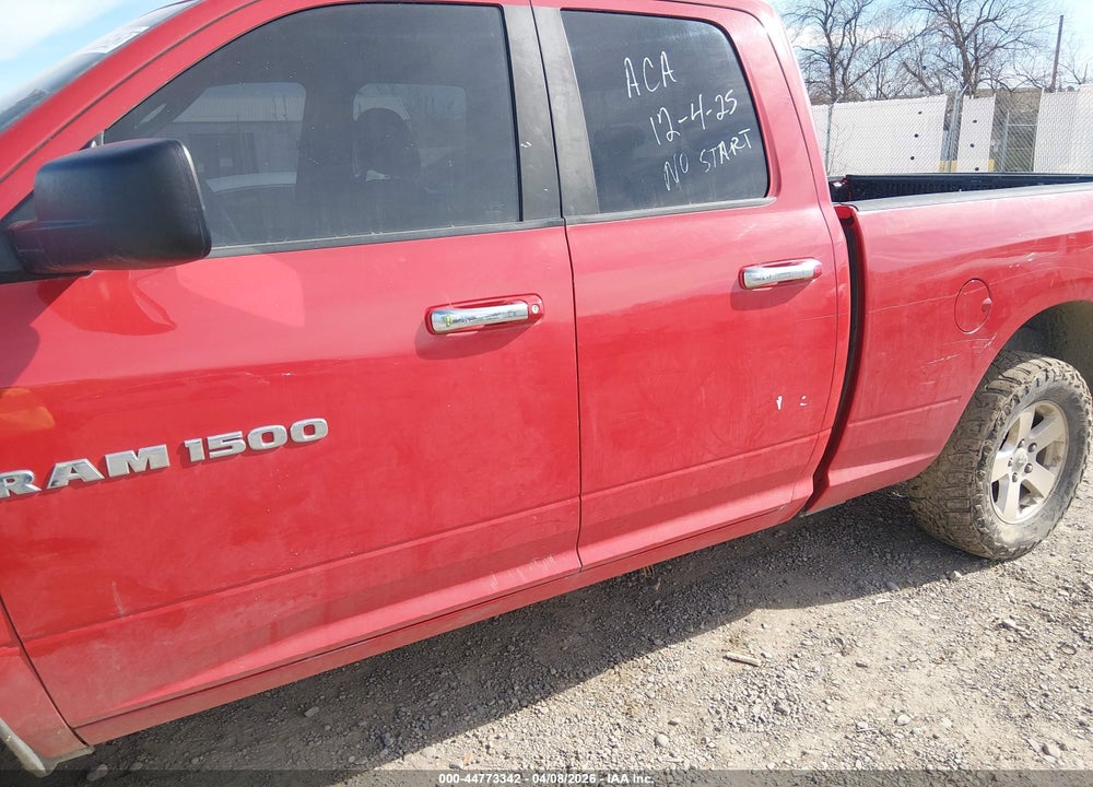 2012 RAM 1500 SLT VIN: 1C6RD7GP7CS136438