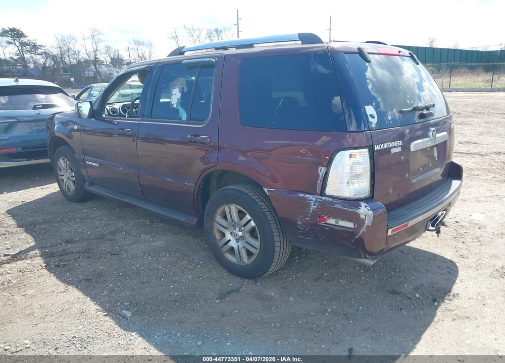 2007 MERCURY MOUNTAINEER PREMIER VIN: 4M2EU48807UJ08580