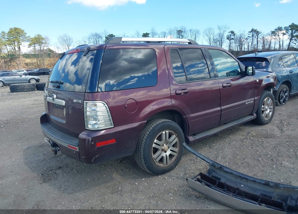 2007 MERCURY MOUNTAINEER PREMIER VIN: 4M2EU48807UJ08580