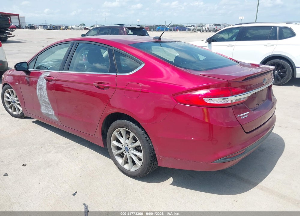 2017 FORD FUSION SE VIN: 3FA6P0HDXHR257861
