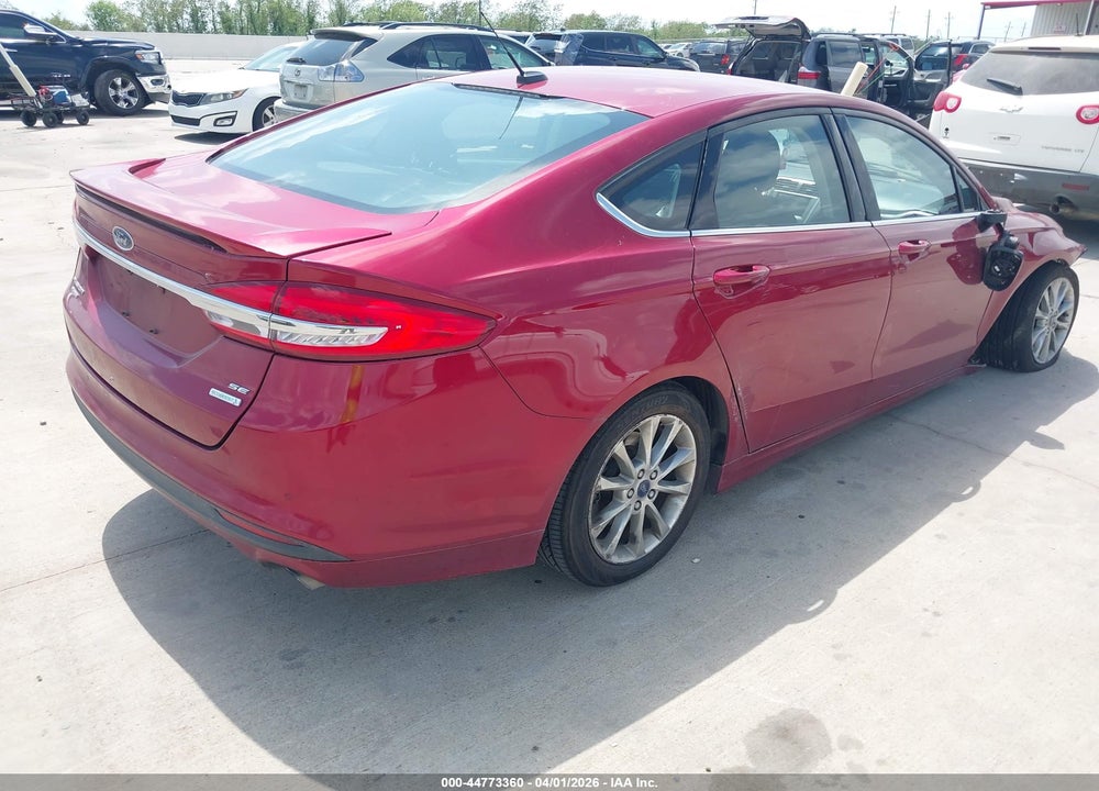 2017 FORD FUSION SE VIN: 3FA6P0HDXHR257861