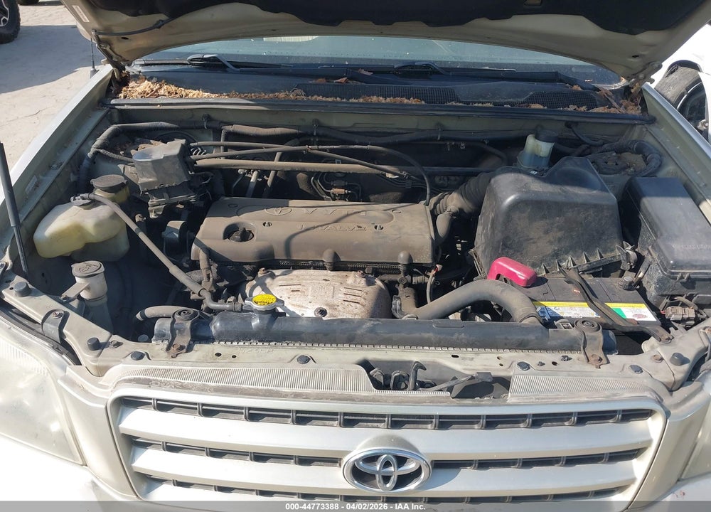 2001 TOYOTA HIGHLANDER VIN: JTEGD21A210005073