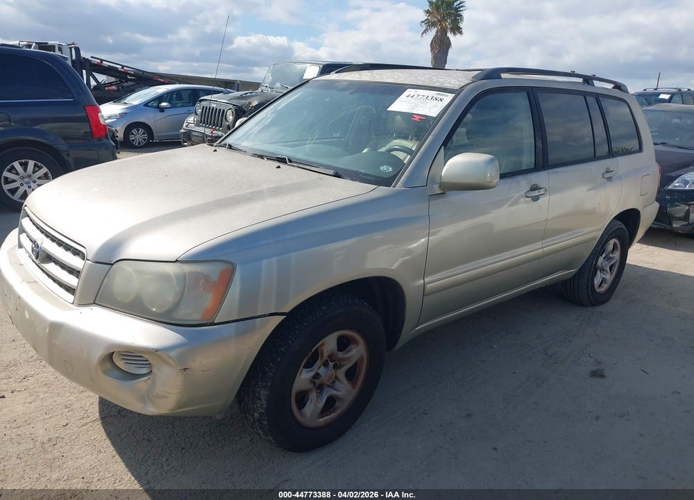 2001 TOYOTA HIGHLANDER VIN: JTEGD21A210005073