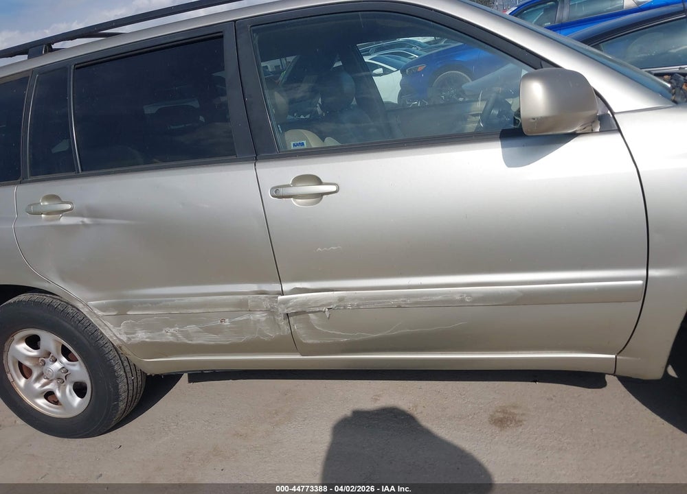 2001 TOYOTA HIGHLANDER VIN: JTEGD21A210005073