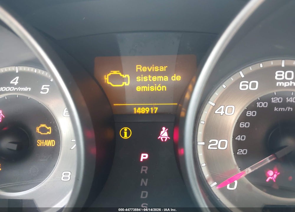2011 ACURA MDX TECH PKG VIN: 2HNYD2H63BH526269
