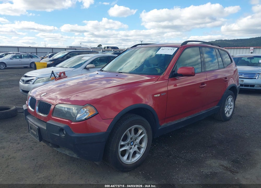 2005 BMW X3 3.0I VIN: WBXPA93465WD07892