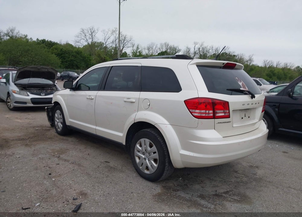 2018 DODGE JOURNEY SE VIN: 3C4PDCAB1JT443251