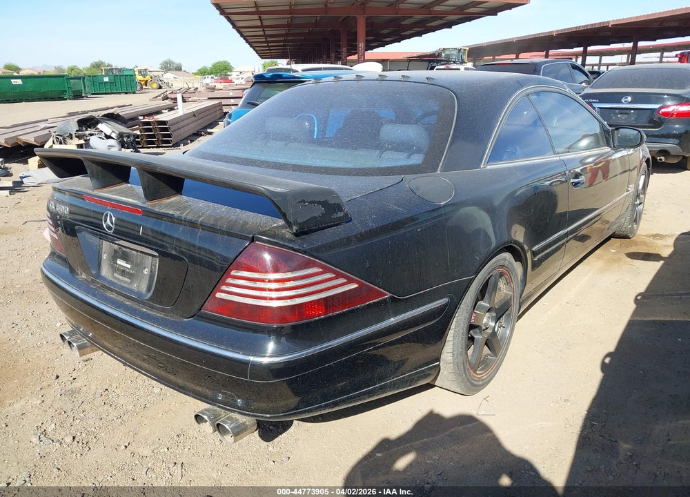2003 MERCEDES-BENZ CL 600 VIN: WDBPJ76JX3A033895