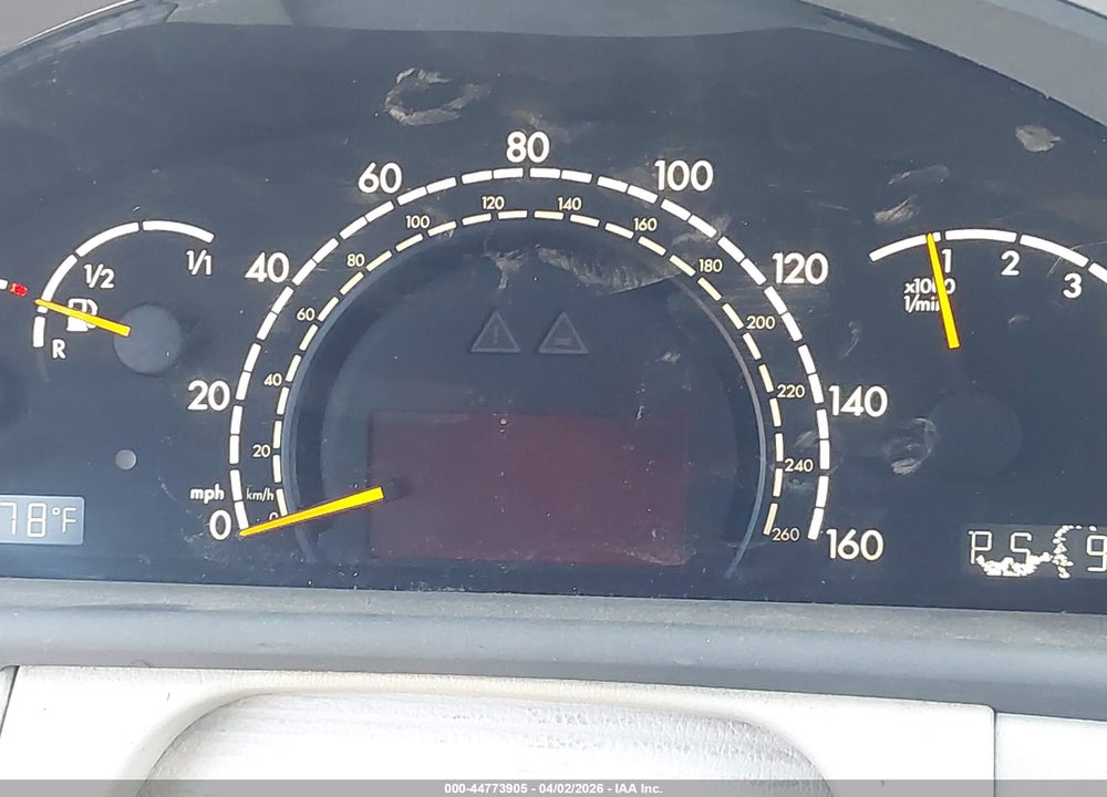 2003 MERCEDES-BENZ CL 600 VIN: WDBPJ76JX3A033895