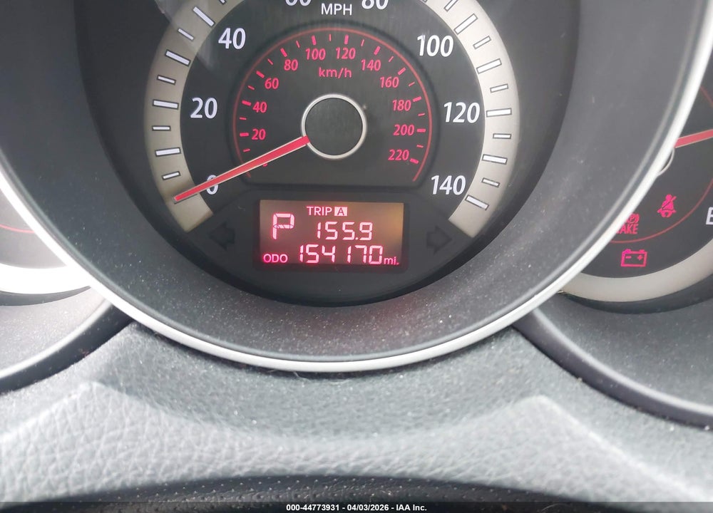 2010 KIA FORTE EX VIN: KNAFU4A21A5844314