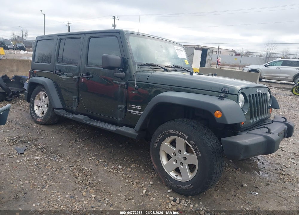 2011 JEEP WRANGLER UNLIMITED SPORT VIN: 1J4BA3H13BL516384