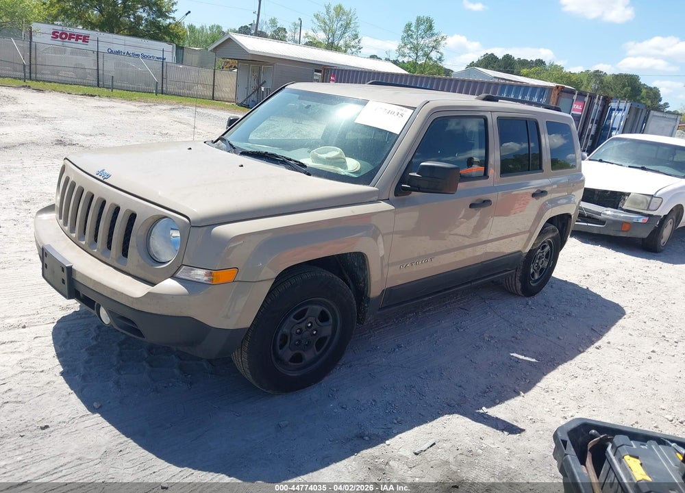 2017 JEEP PATRIOT SPORT FWD VIN: 1C4NJPBAXHD169349