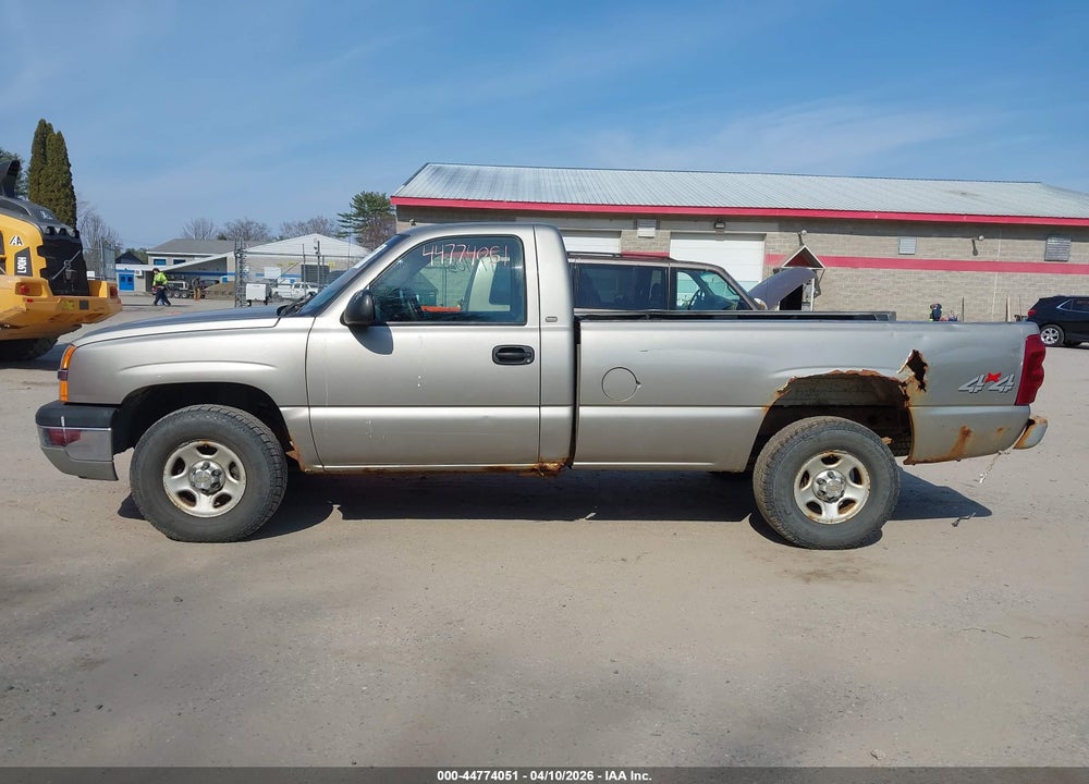 2003 CHEVROLET SILVERADO 1500 WORK TRUCK VIN: 1GCEK14V53E357824