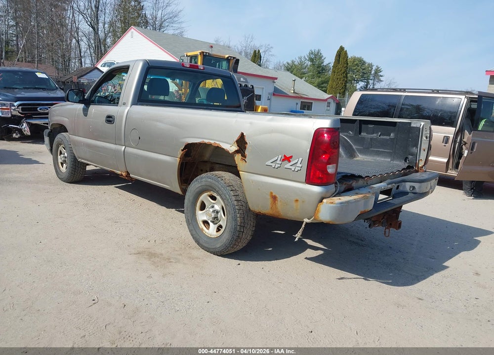 2003 CHEVROLET SILVERADO 1500 WORK TRUCK VIN: 1GCEK14V53E357824