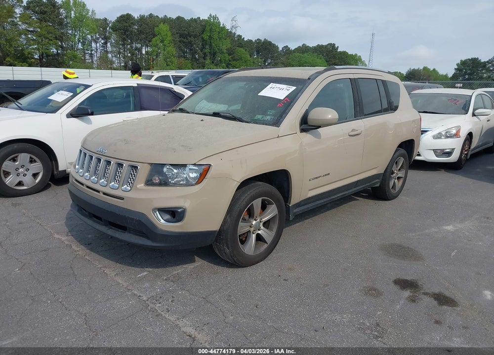 2017 JEEP COMPASS HIGH ALTITUDE 4X4 VIN: 1C4NJDEB8HD110349