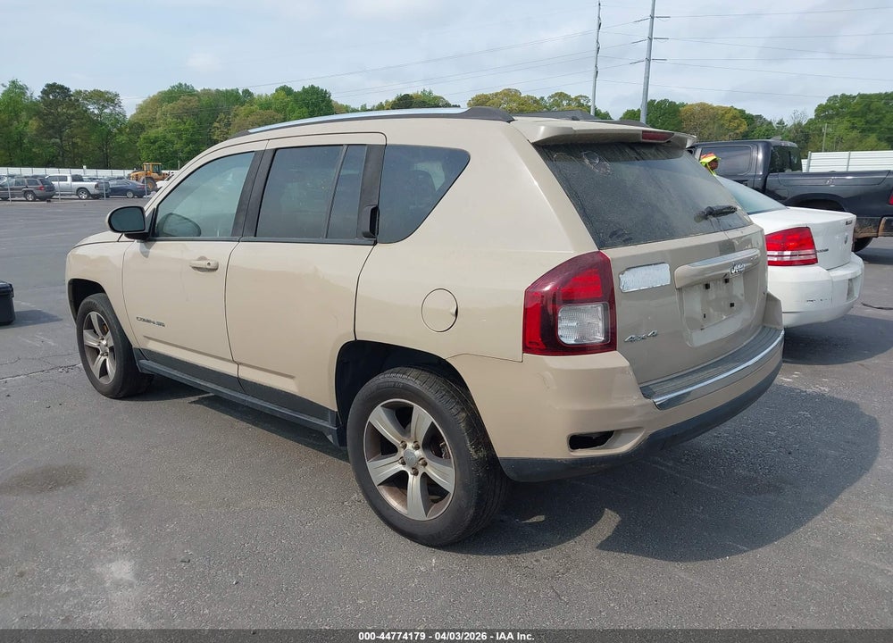 2017 JEEP COMPASS HIGH ALTITUDE 4X4 VIN: 1C4NJDEB8HD110349