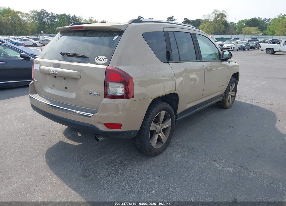 2017 JEEP COMPASS HIGH ALTITUDE 4X4 VIN: 1C4NJDEB8HD110349