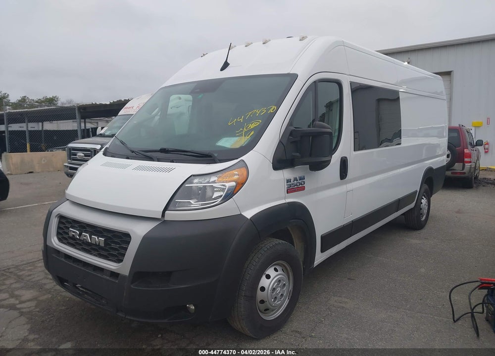 2022 RAM PROMASTER CARGO VAN VIN: 3C6MRVJG1NE124140