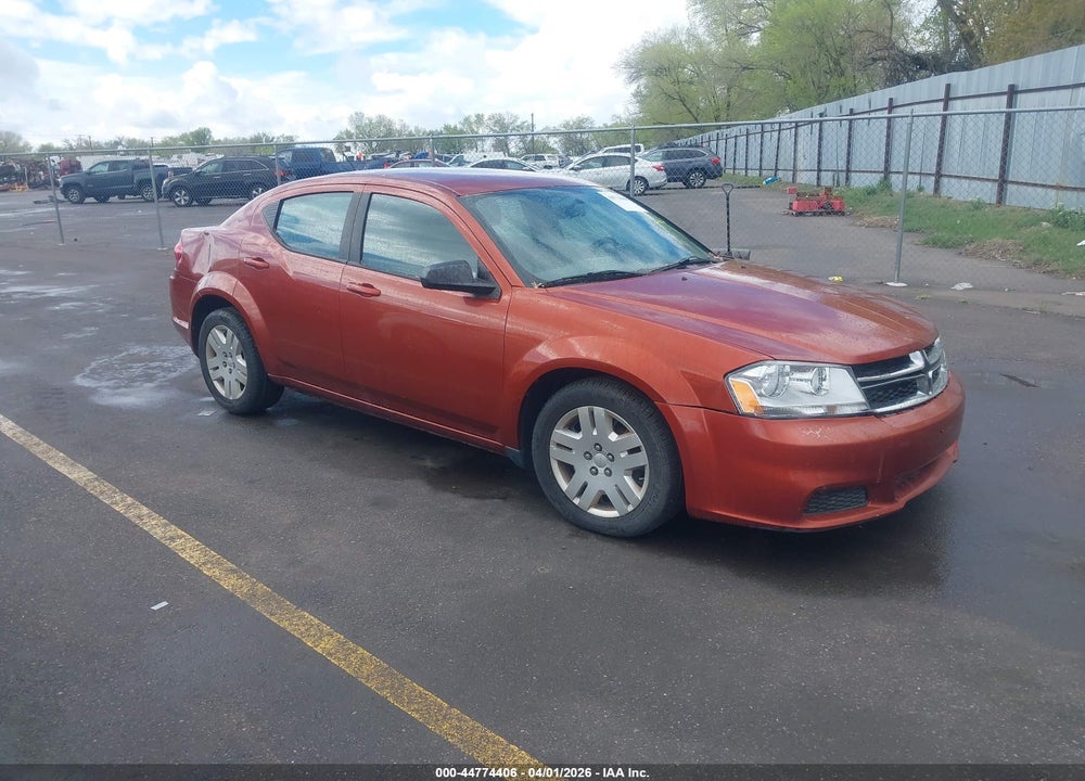 2012 DODGE AVENGER SE VIN: 1C3CDZAB0CN259668