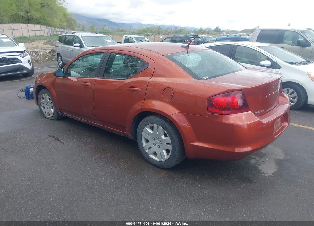 2012 DODGE AVENGER SE VIN: 1C3CDZAB0CN259668