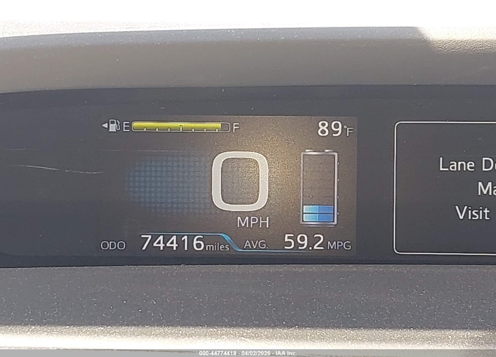 2017 TOYOTA PRIUS THREE VIN: JTDKARFU2H3533336