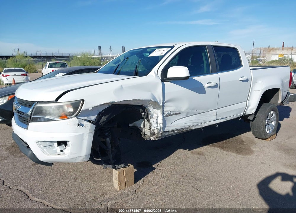 2016 CHEVROLET COLORADO LT VIN: 1GCGSCE33G1349221