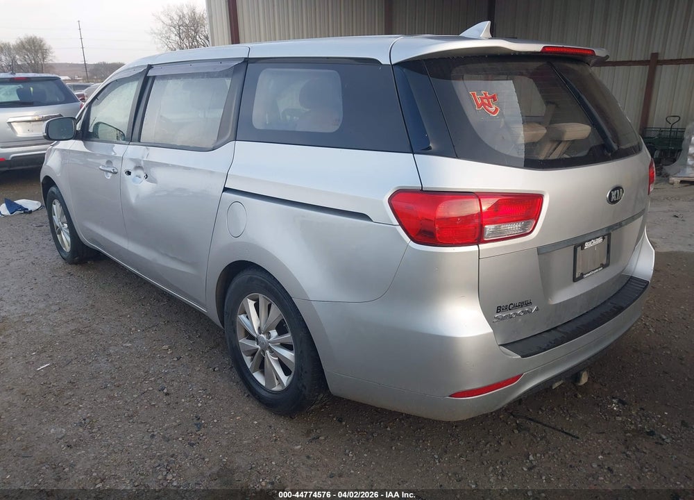 2017 KIA SEDONA L VIN: KNDMA5C16H6285019