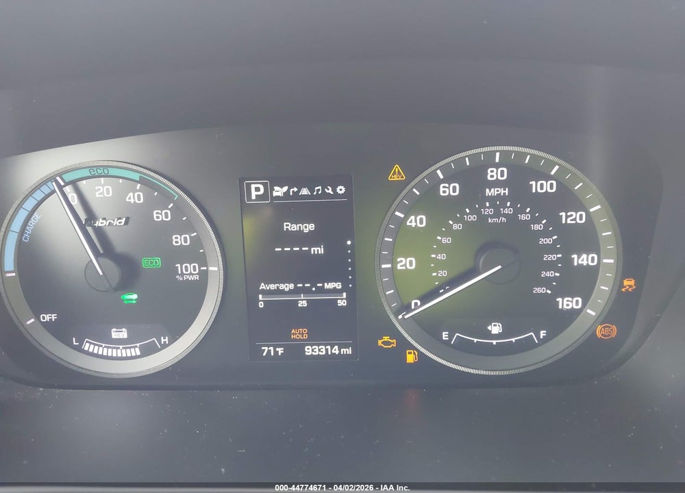 2017 HYUNDAI SONATA HYBRID LIMITED VIN: KMHE34L14HA044917