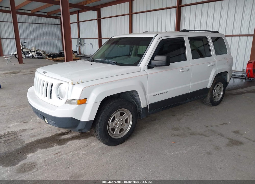 2016 JEEP PATRIOT SPORT VIN: 1C4NJPBB6GD601393