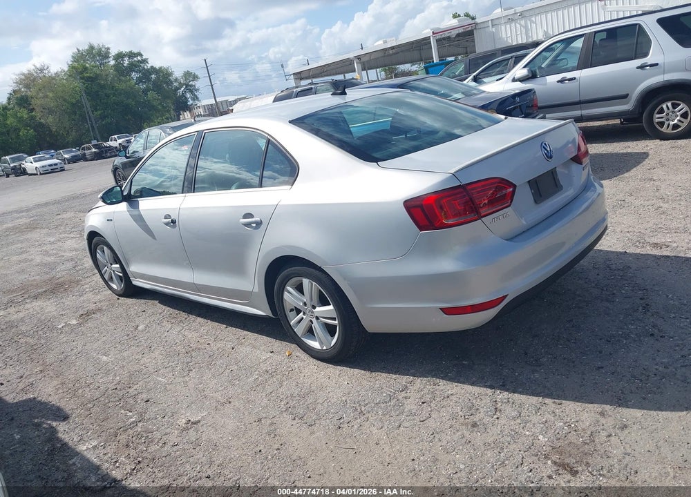 2013 VOLKSWAGEN JETTA HYBRID SEL VIN: 3VW637AJ4DM231176