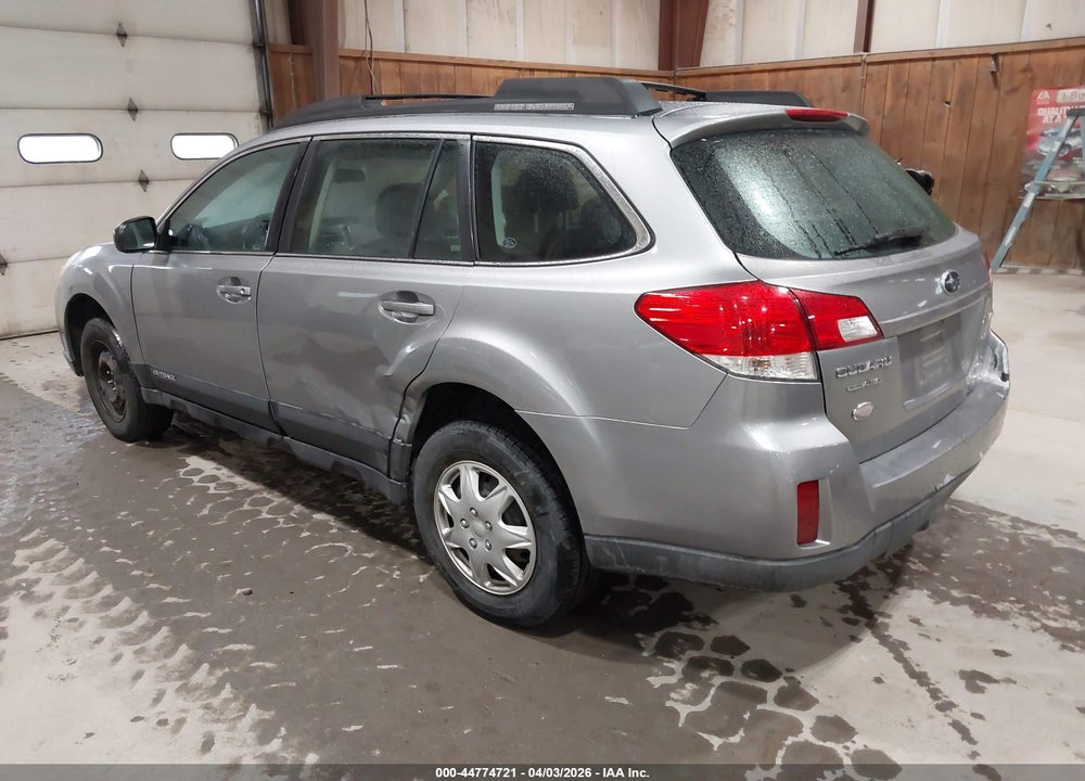 2011 SUBARU OUTBACK 2.5I VIN: 4S4BRBAC1B3371748