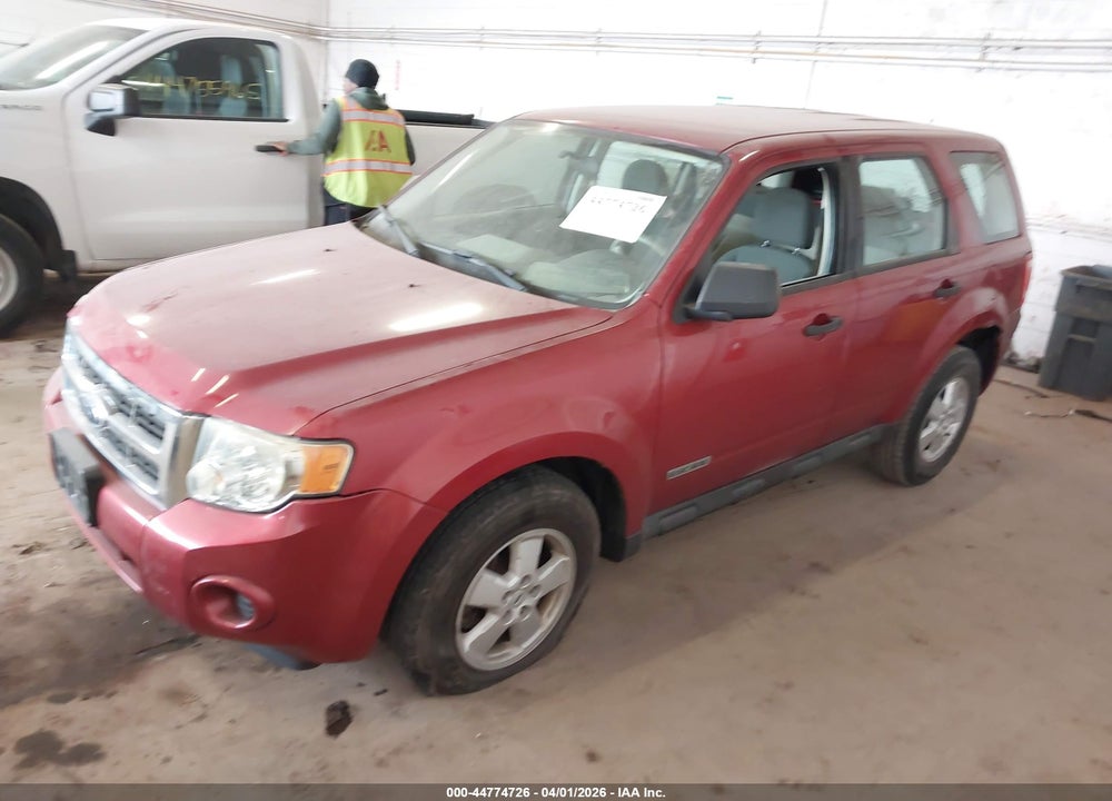 2008 FORD ESCAPE XLS/XLS MANUAL VIN: 1FMCU02Z38KE61430