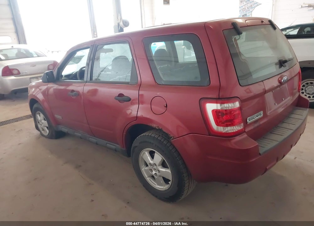 2008 FORD ESCAPE XLS/XLS MANUAL VIN: 1FMCU02Z38KE61430