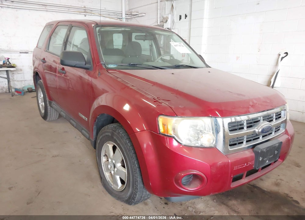 2008 FORD ESCAPE XLS/XLS MANUAL VIN: 1FMCU02Z38KE61430