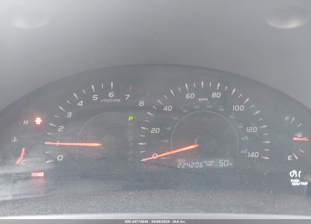 2007 TOYOTA CAMRY LE VIN: 4T1BE46K17U718777
