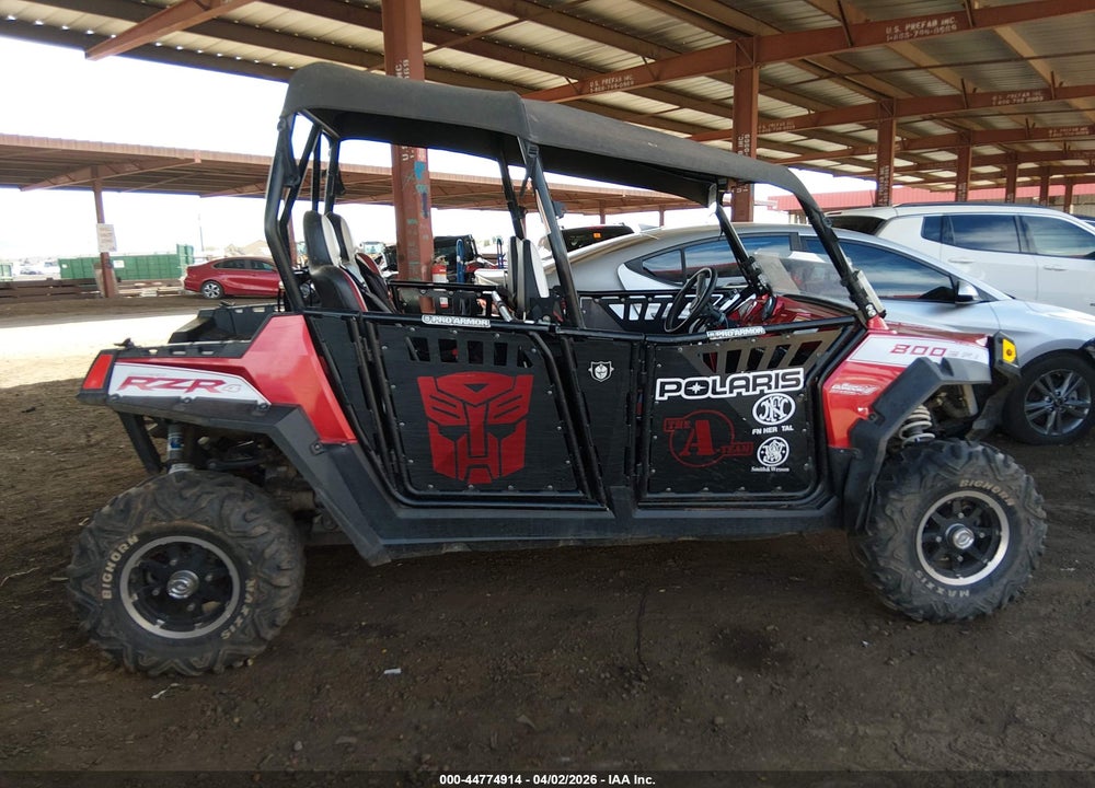 2011 POLARIS RANGER RZR 4 VIN: 4XAXH76A3BB413139