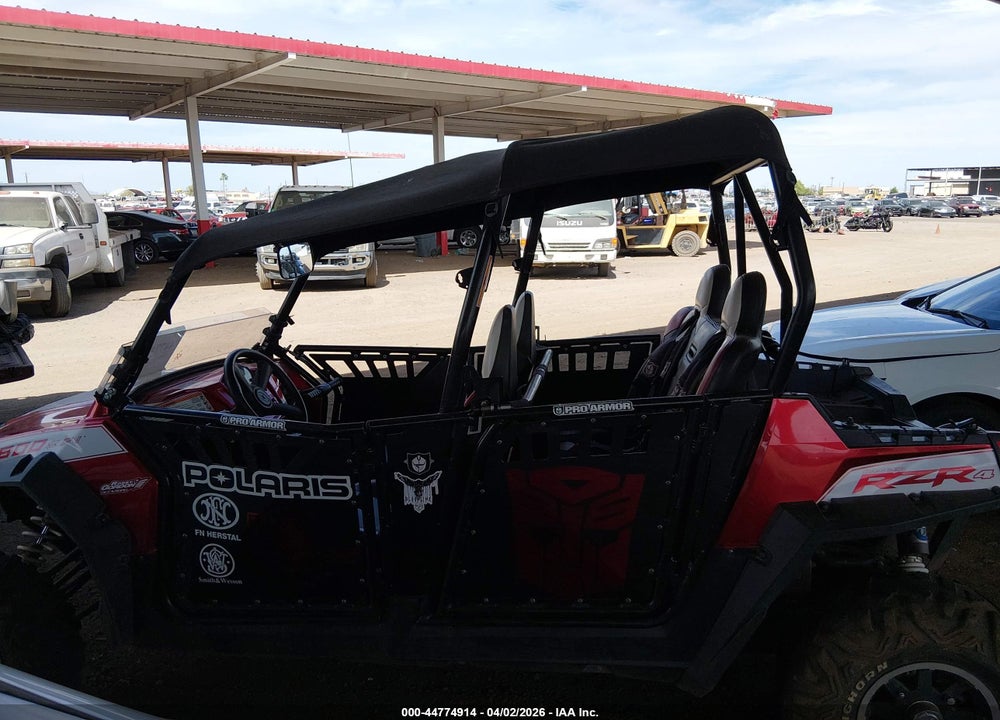 2011 POLARIS RANGER RZR 4 VIN: 4XAXH76A3BB413139