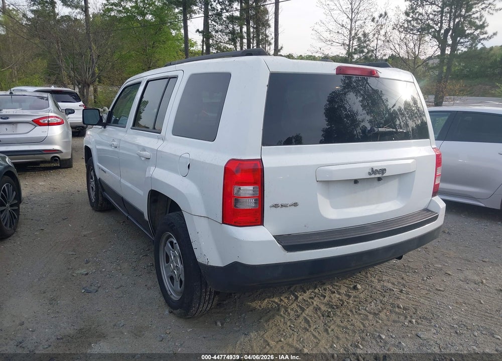 2016 JEEP PATRIOT SPORT VIN: 1C4NJRBB2GD713281