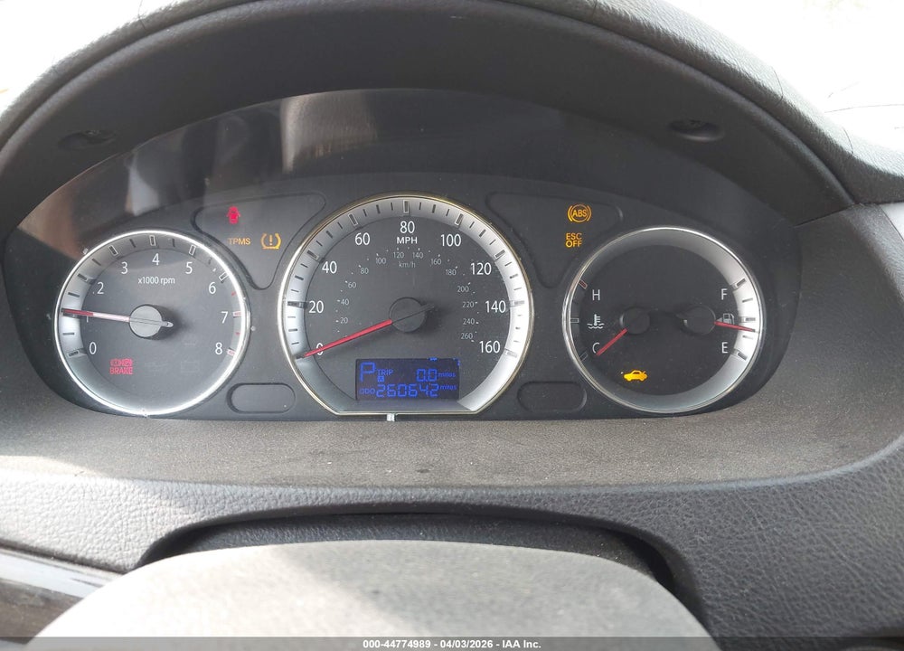 2009 HYUNDAI SONATA GLS VIN: 5NPET46C29H570894