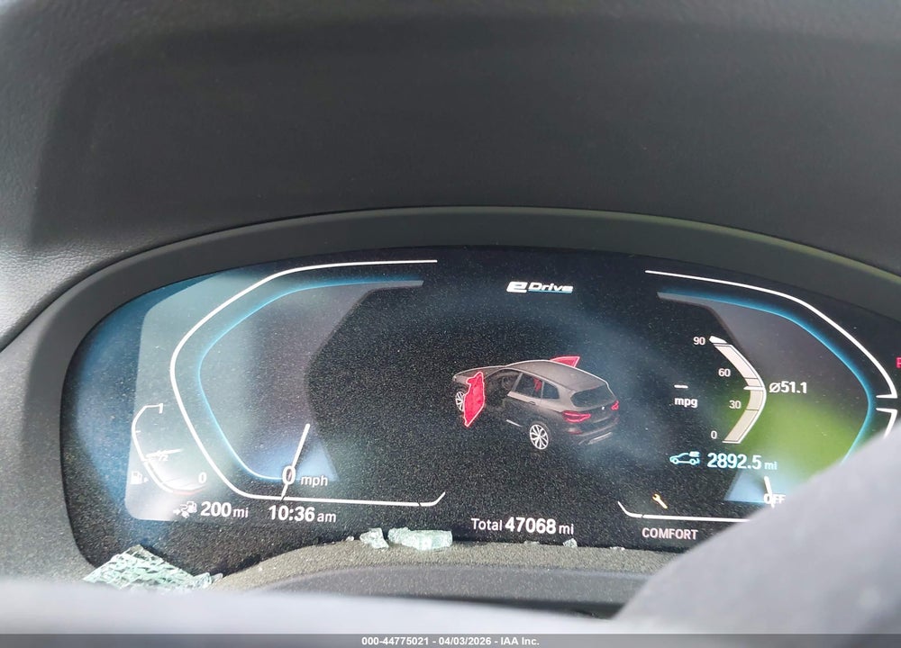 2021 BMW X3 PHEV XDRIVE30E VIN: 5UXTS1C03M9D93813