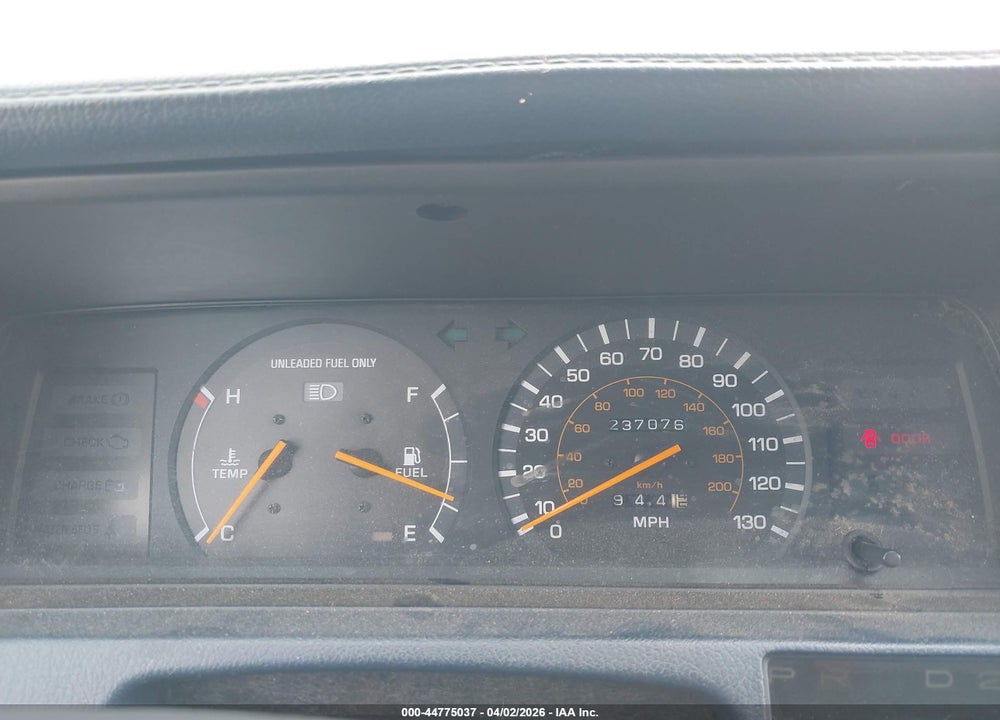 1991 TOYOTA CAMRY DLX VIN: 4T1SV21E3MU313974