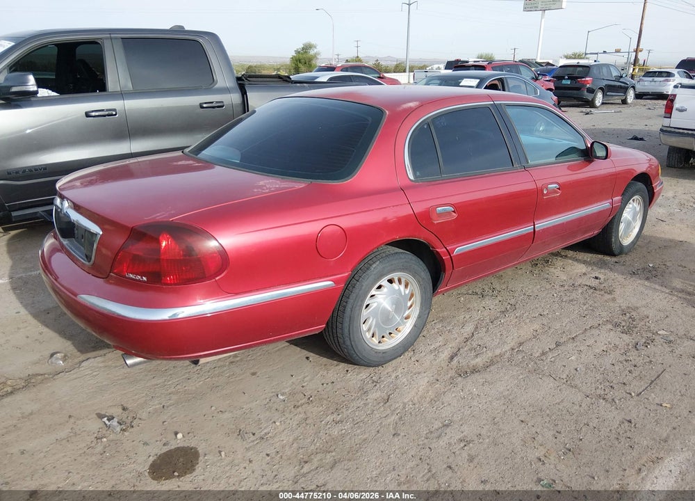 1998 LINCOLN CONTINENTAL VIN: 1LNFM97V4WY700470
