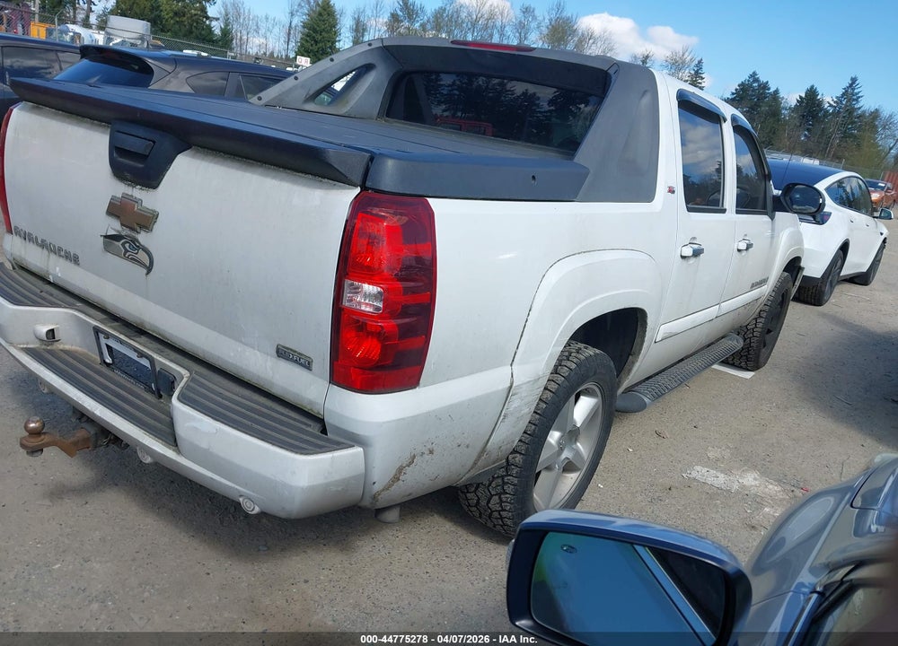 2007 CHEVROLET AVALANCHE 1500 LT VIN: 3GNFK12387G304921