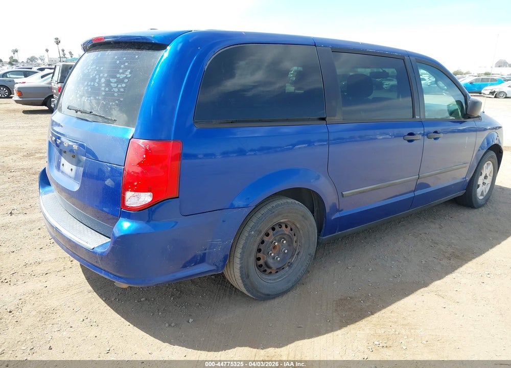 2013 DODGE GRAND CARAVAN AMERICAN VALUE PKG VIN: 2C4RDGBG2DR653701