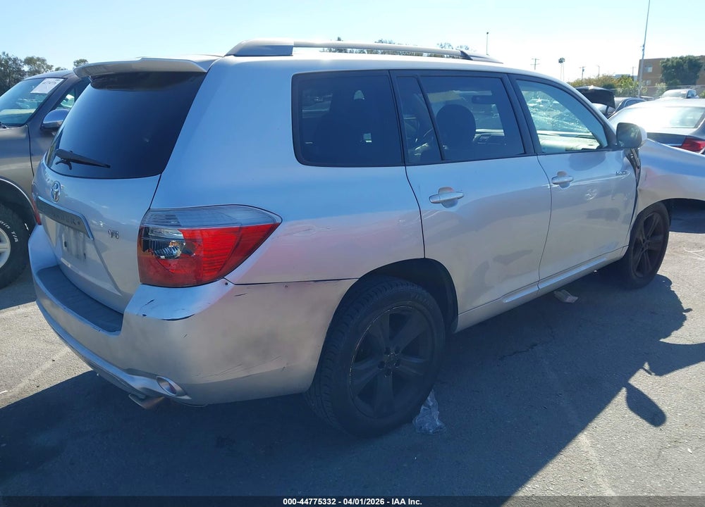2008 TOYOTA HIGHLANDER SPORT VIN: JTEDS43A982022078