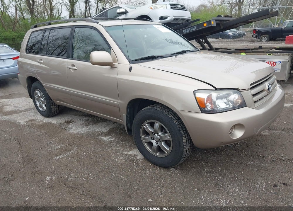 2006 TOYOTA HIGHLANDER V6 VIN: JTEEP21A160150689