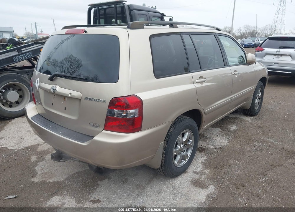 2006 TOYOTA HIGHLANDER V6 VIN: JTEEP21A160150689