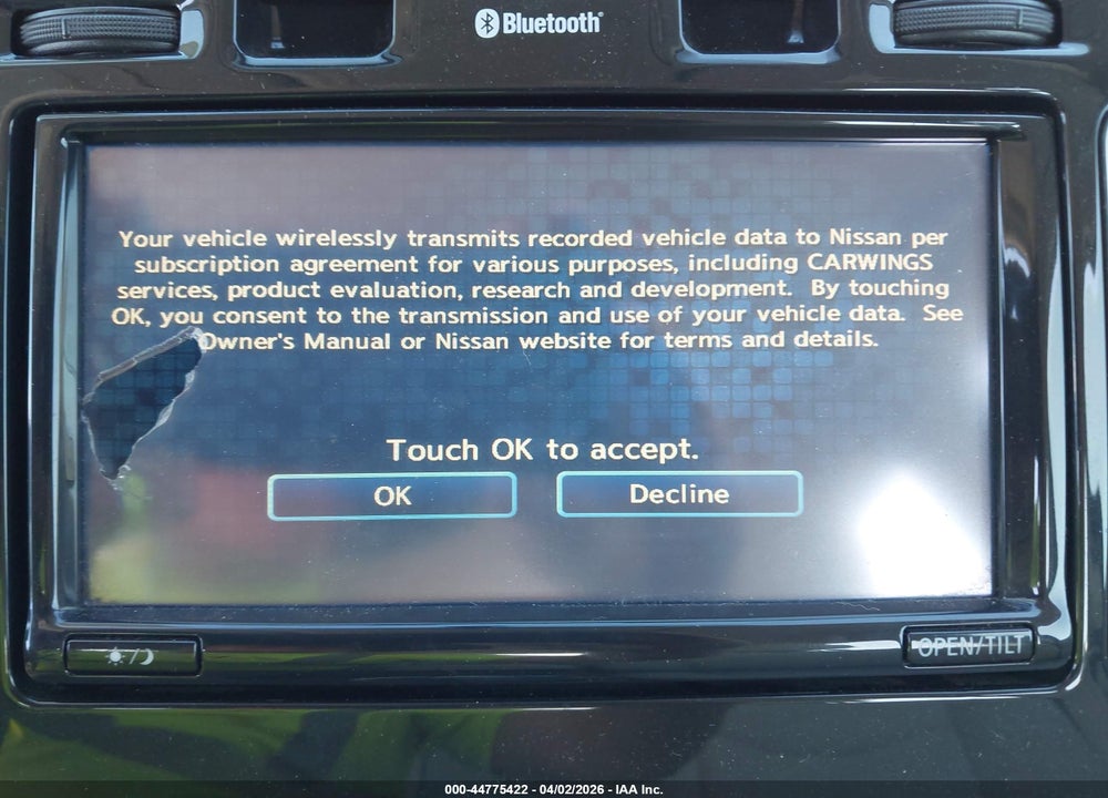2011 NISSAN LEAF VIN: JN1AZ0CP6BT009065