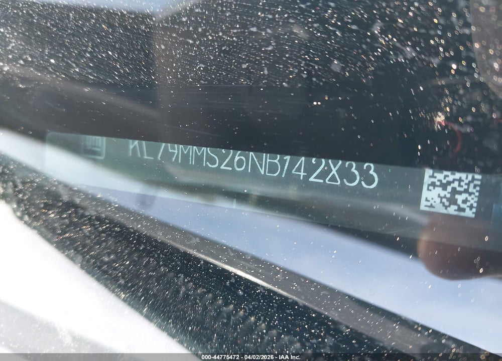 2022 CHEVROLET TRAILBLAZER FWD LS VIN: KL79MMS26NB142833